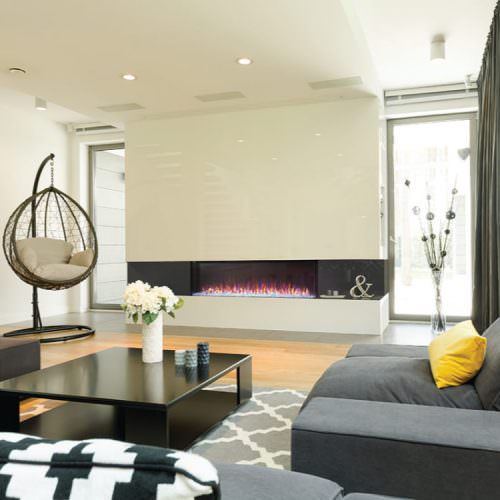 Trivista 60 Built in Electric Fireplace 1