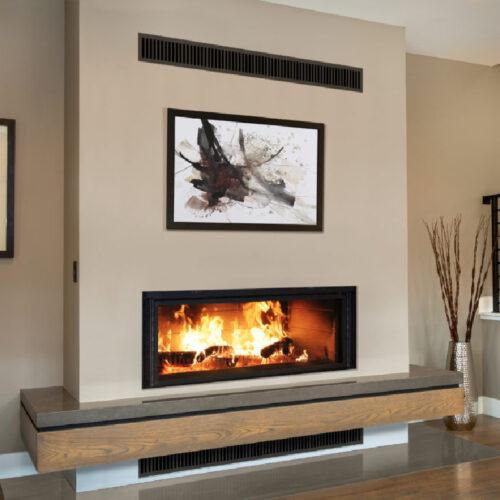 Renaissance Fireplaces Linear Wood Burning Fireplace jpg